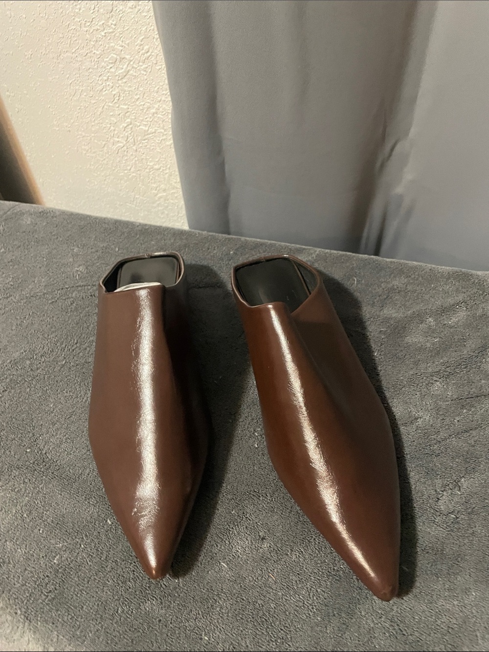 Brown Pointed-Toe Slip-On Women's Shoes NWOT